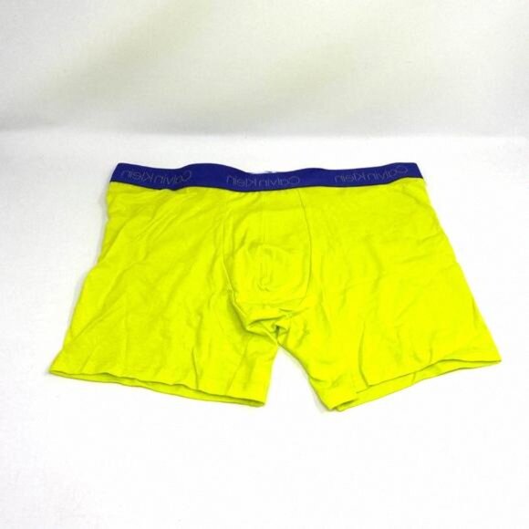 💖MEGA SALE💖Calvin Klein 3 Boxer Brief Blue Lime NB2730901 Men's Cotton Gray - Picture 5 of 8